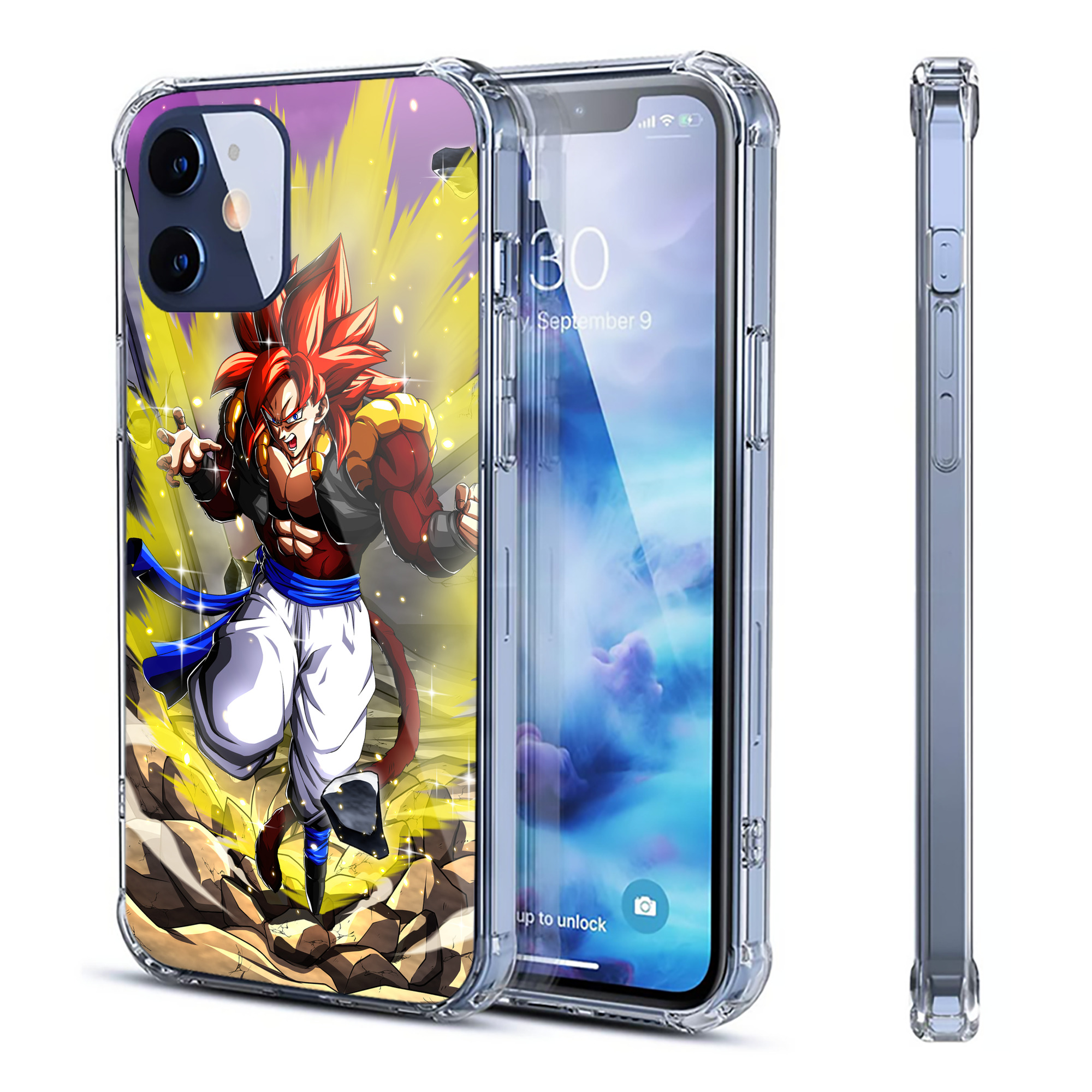 （画像用） ドラゴンボール DRAGON BALL 【iPhone 12シリーズ対応】透明スマホケース（クリアソフトケース）